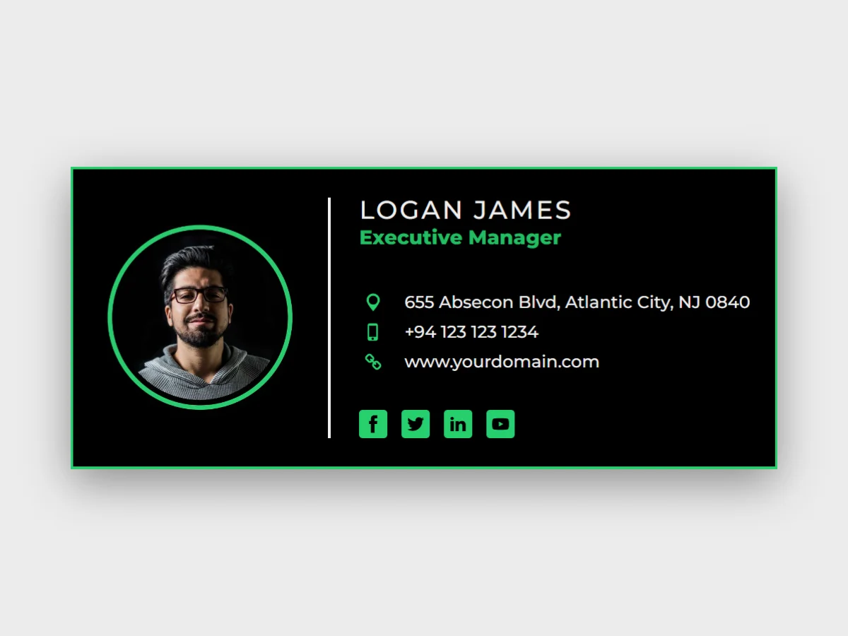 Logan James email signature