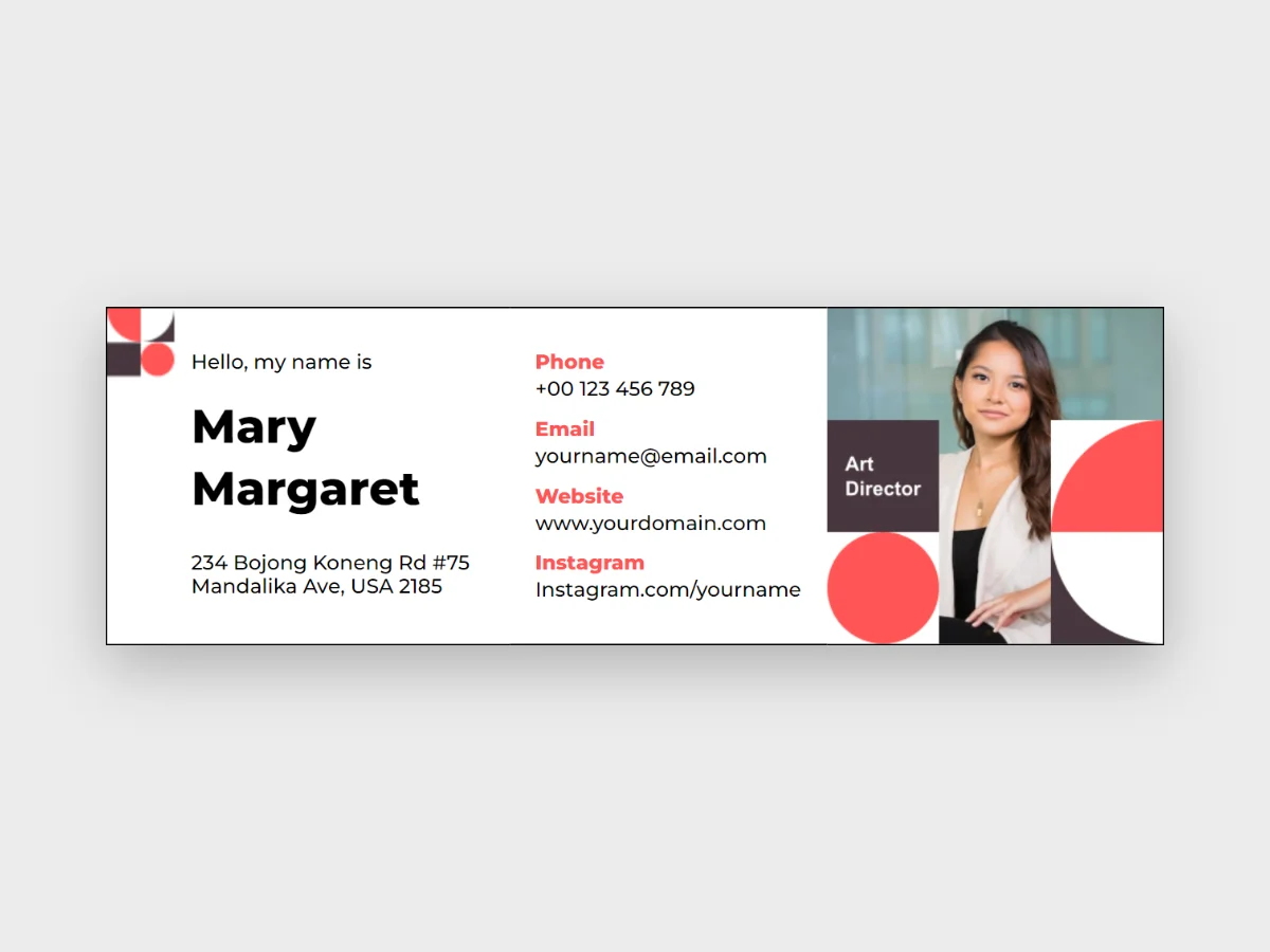 Mary Margaret email signature